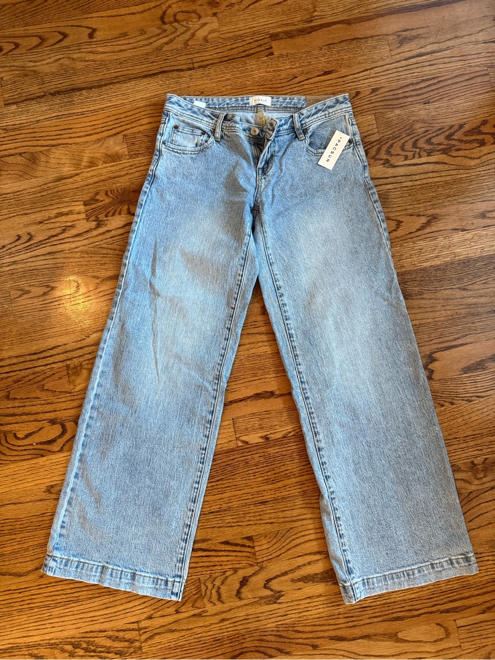 PacSun Light Blue Relaxed Wide-Leg Jeans / Size 26 NWT